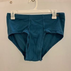 Hanes Tagless Briefs. Blue.